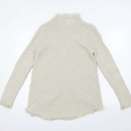 Zara Knit Womens Beige   Cardigan Jumper Size M