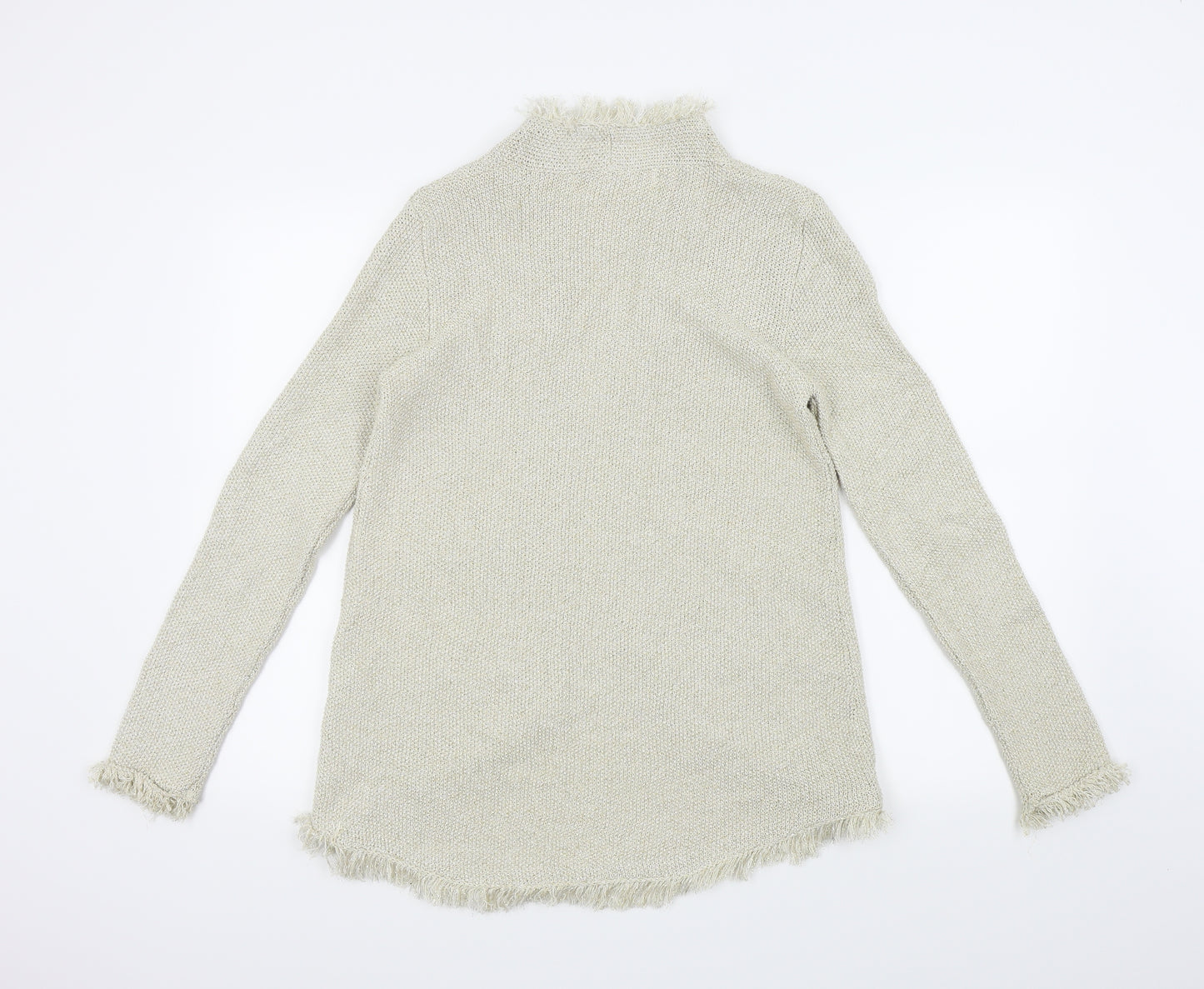 Zara Knit Womens Beige   Cardigan Jumper Size M