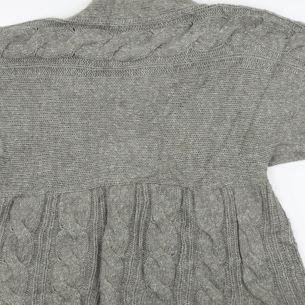 Marks and Spencer Womens Grey   Cardigan Jumper Size 18  - Button closure