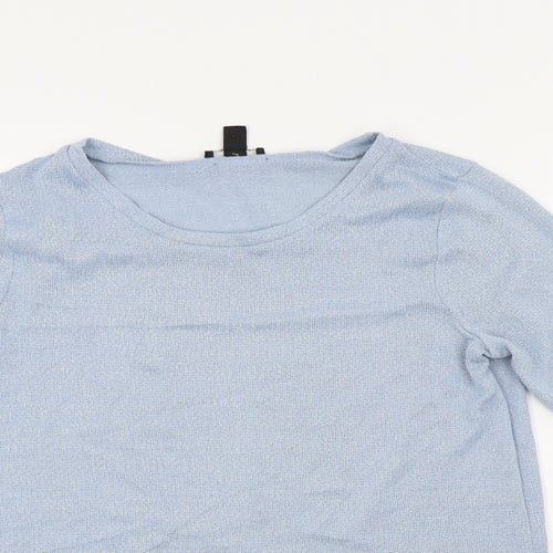 New Look Womens Blue   Basic T-Shirt Size 10
