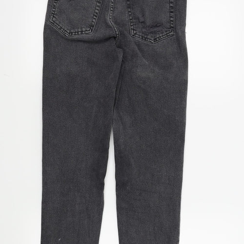 H&M Womens Grey   Skinny Jeans Size 8 L26 in