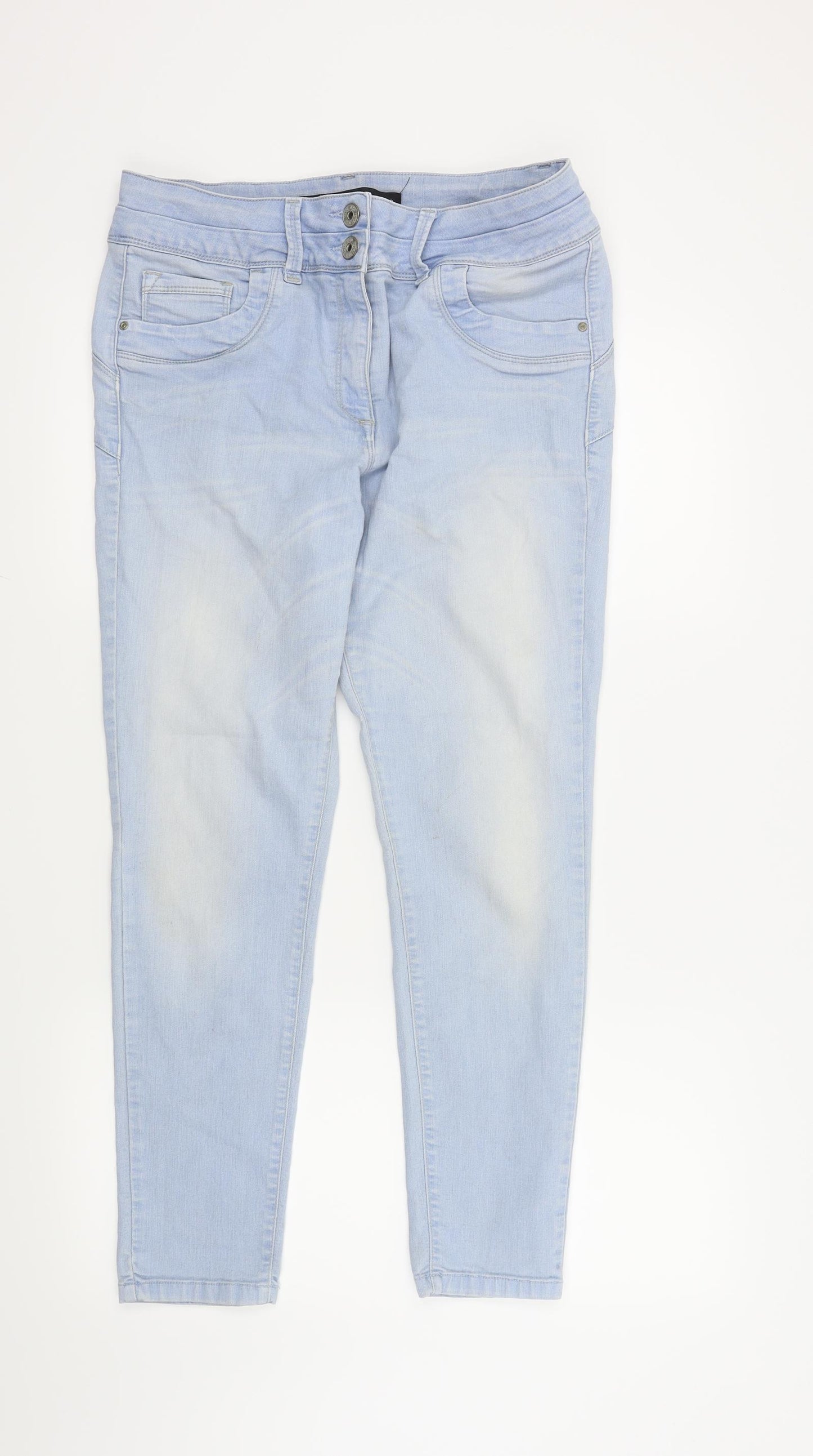 NEXT Womens Blue   Skinny Jeans Size 18 L27 in - Back pockets