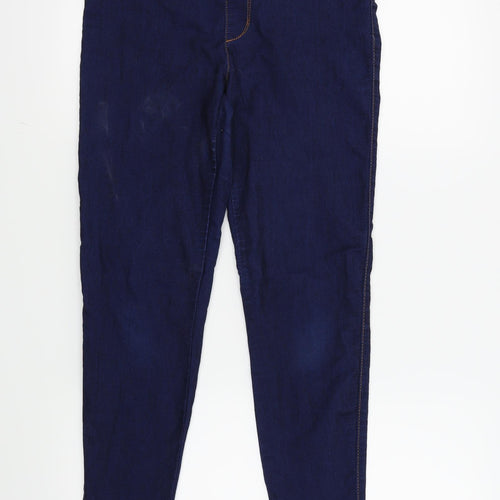 Denim & Co. Womens Blue   Jegging Jeans Size 10 L27 in