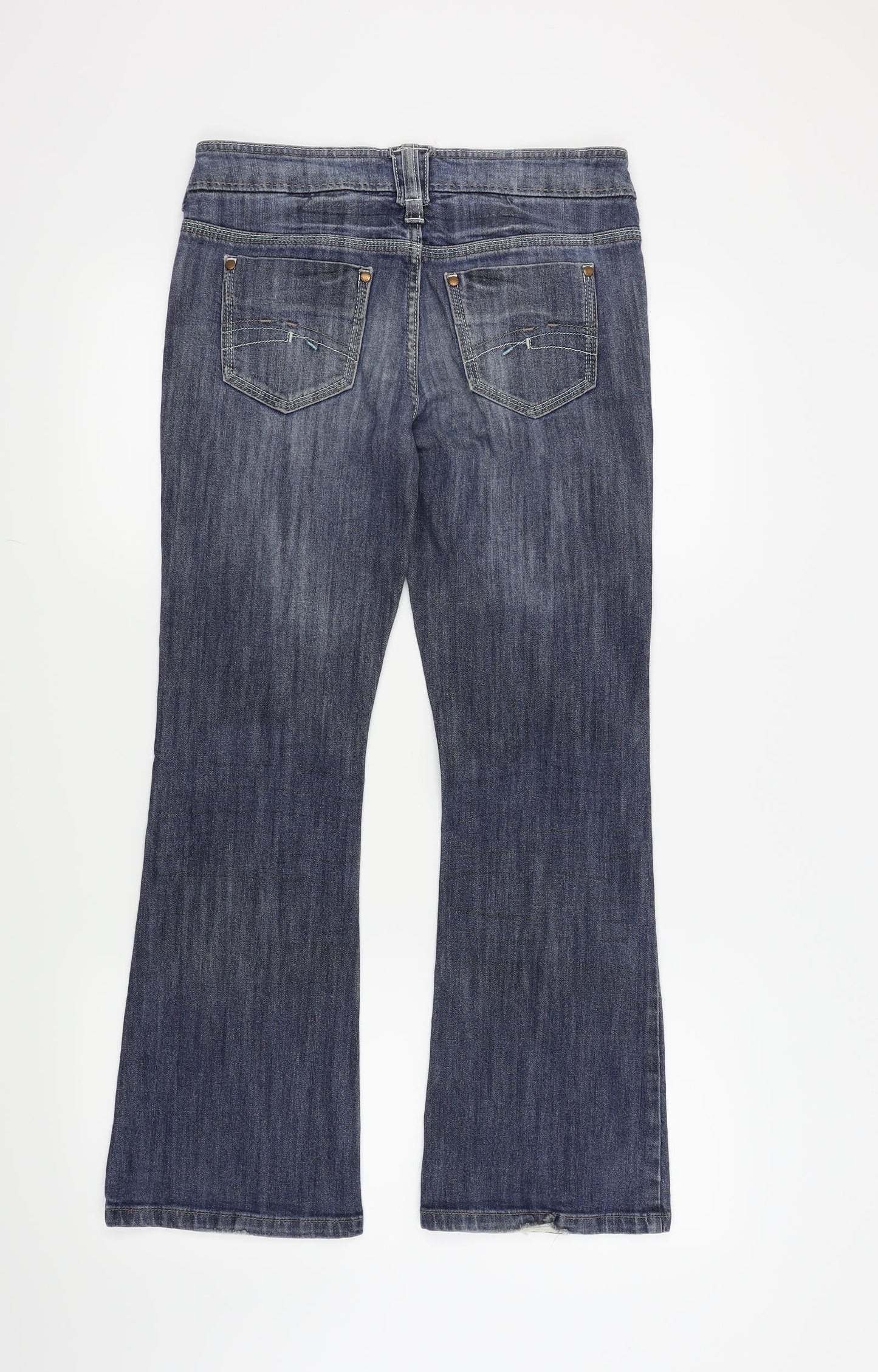 NEXT Womens Blue   Bootcut Jeans Size 8 L28 in