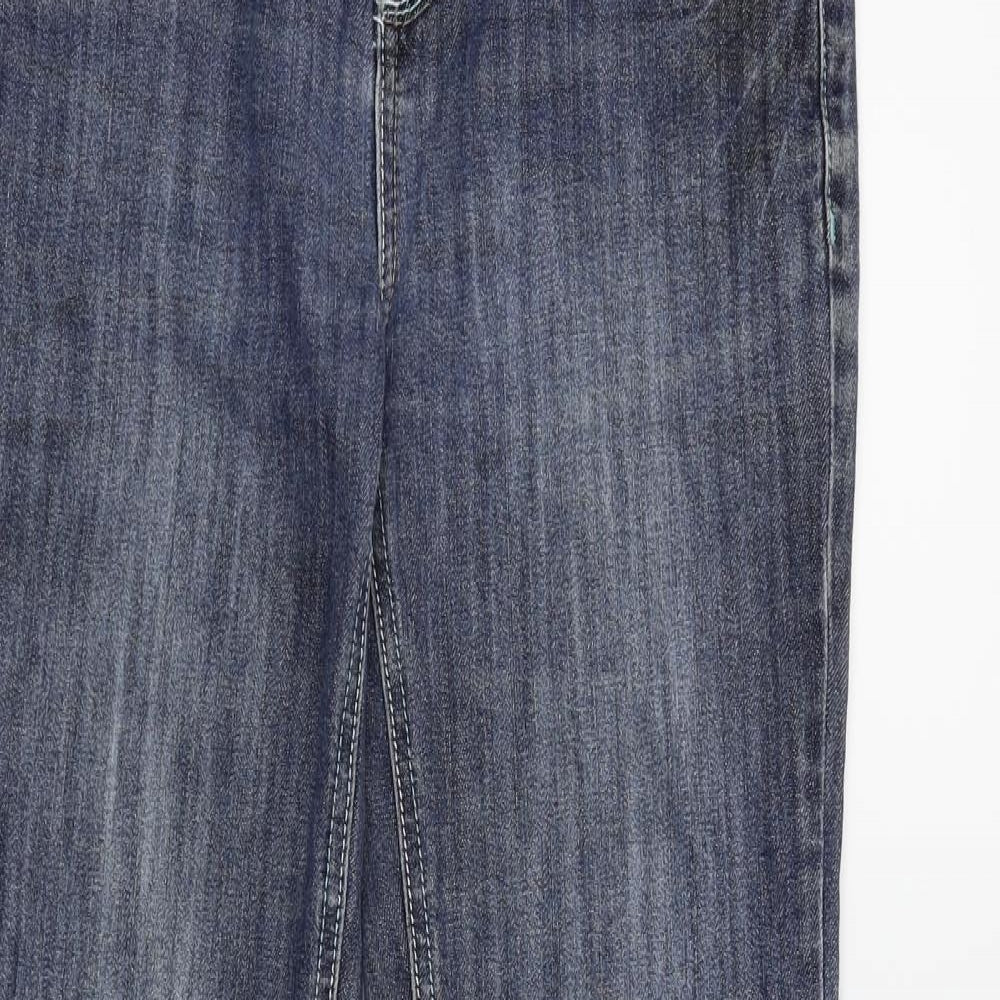 NEXT Womens Blue   Bootcut Jeans Size 8 L28 in