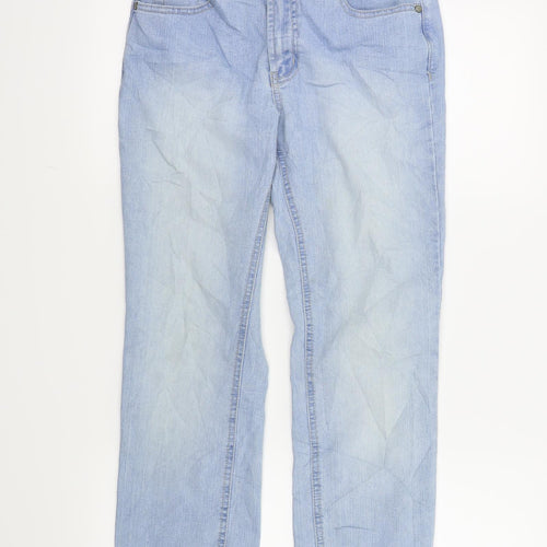 Denim Womens Blue   Cropped Jeans Size 34 in L24 in