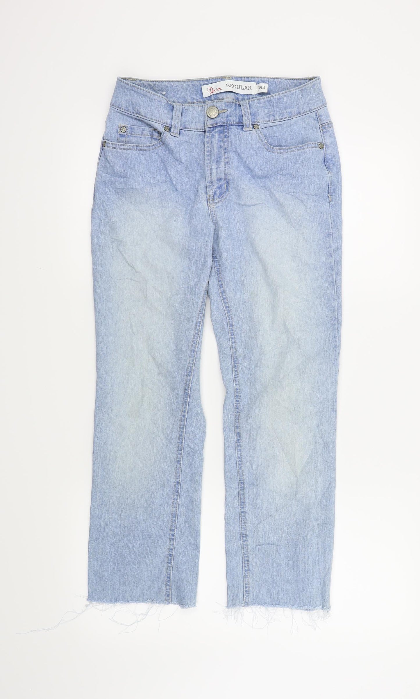 Denim Womens Blue   Cropped Jeans Size 34 in L24 in