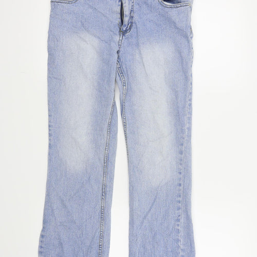 Authentic Clothing Company Womens Blue   Cropped Jeans Size 10 L24 in