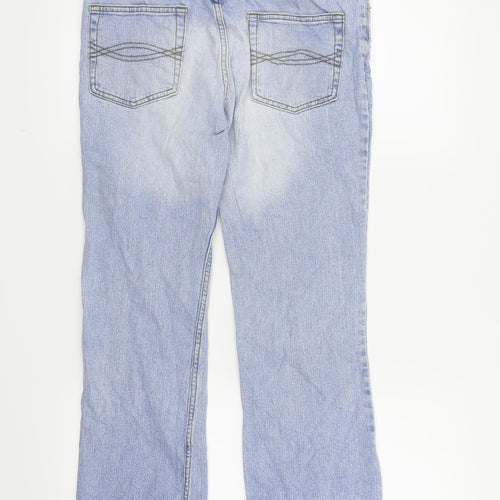 Authentic Clothing Company Womens Blue   Cropped Jeans Size 10 L24 in