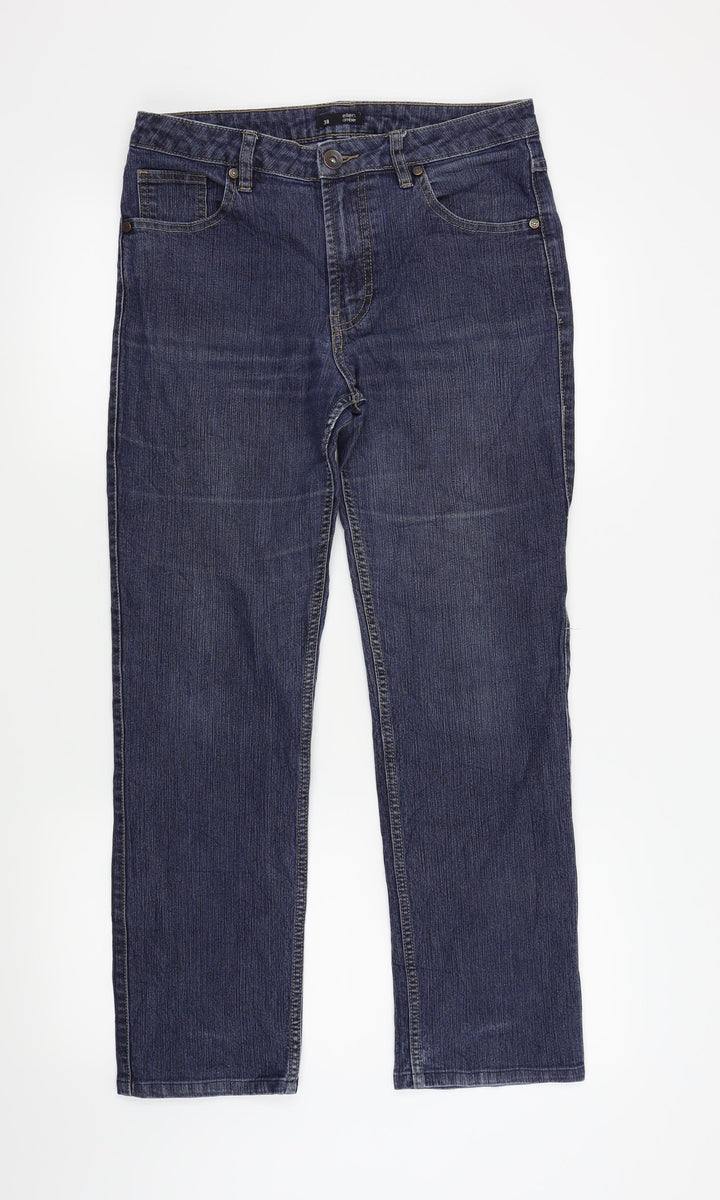 ellen amber Womens Blue Straight Jeans Size 10 L27 in