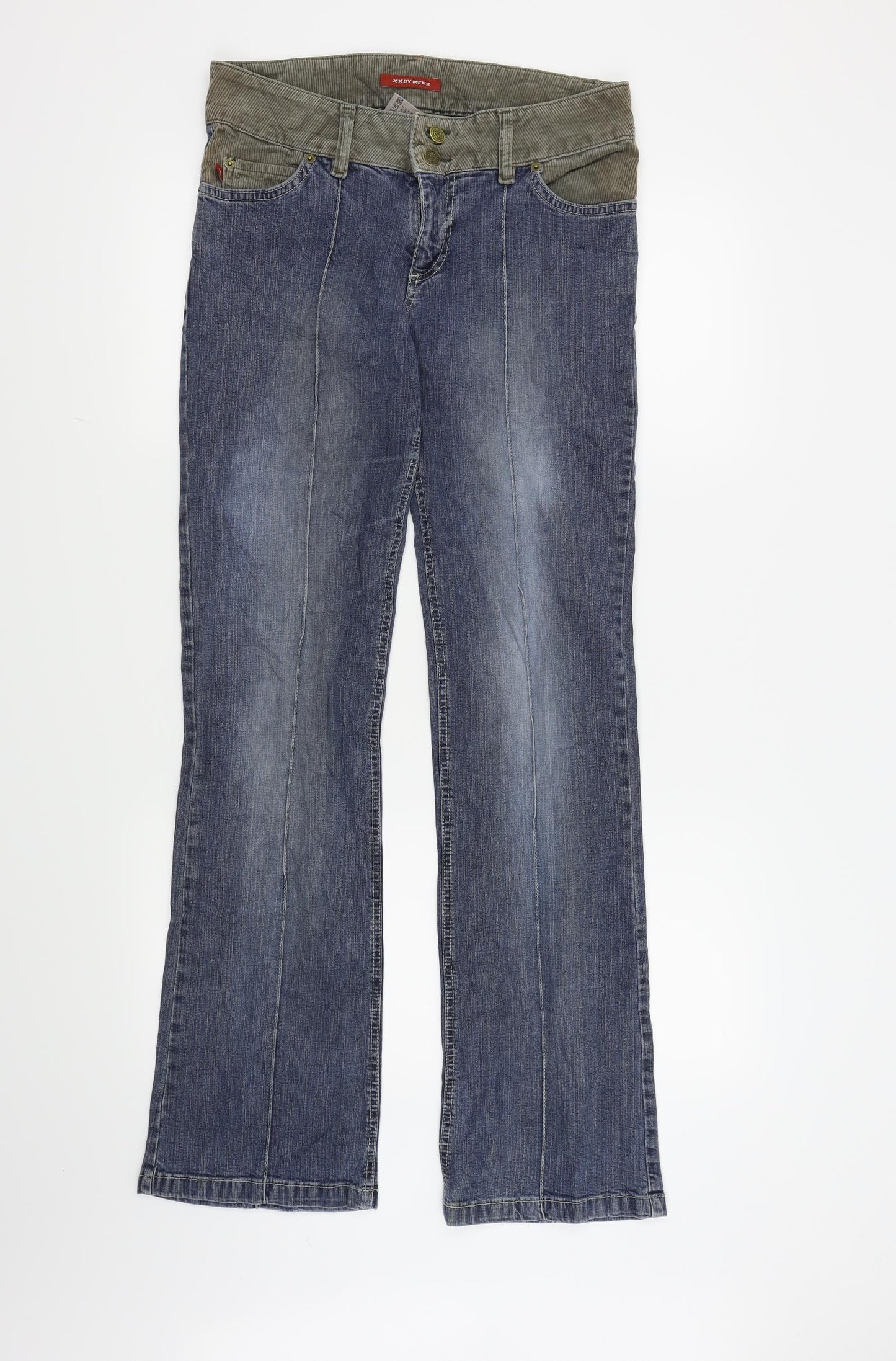 Mexx Womens Blue   Straight Jeans Size 12 L32 in