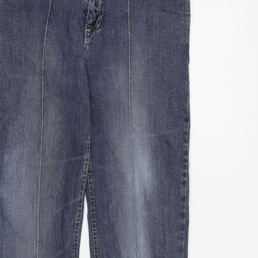 Mexx Womens Blue   Straight Jeans Size 12 L32 in