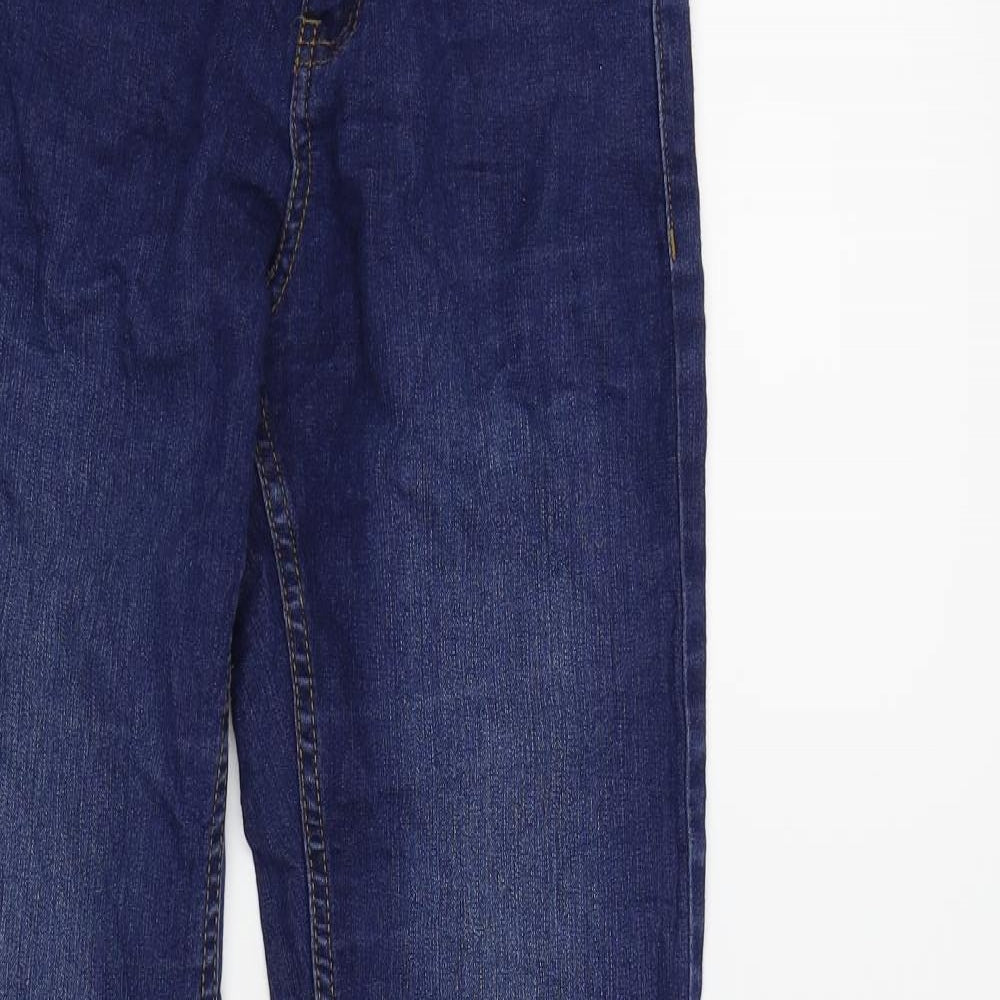 Denim & Co. Womens Blue   Straight Jeans Size 6 L30 in