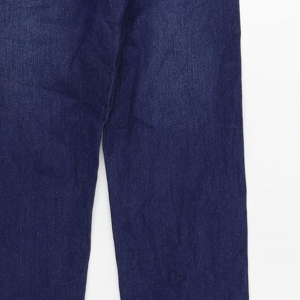 Denim & Co. Womens Blue   Straight Jeans Size 6 L30 in