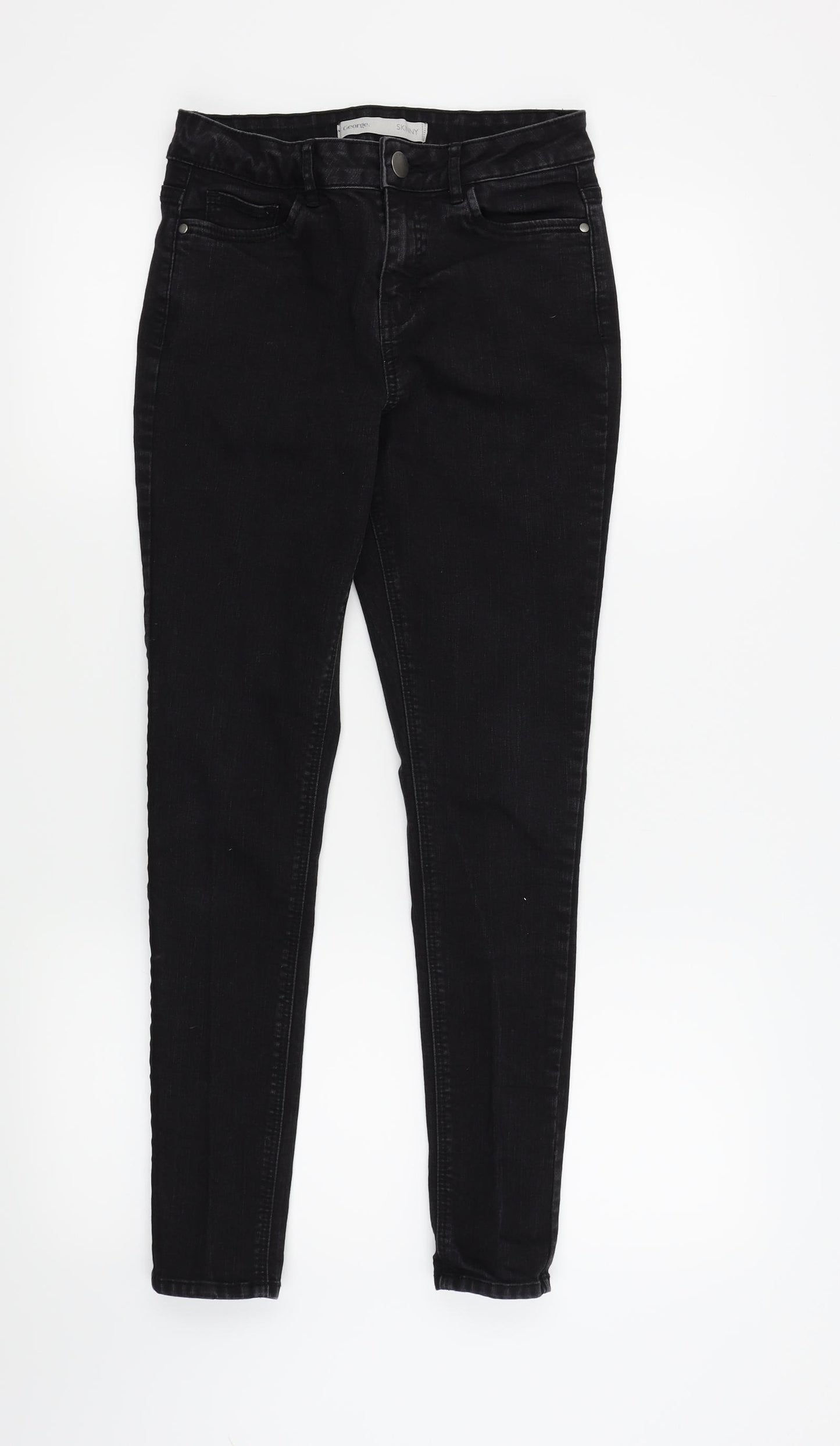 George Womens Black   Skinny Jeans Size 10 L26 in