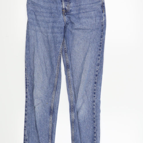 H&M Womens Blue   Straight Jeans Size 4 L28 in