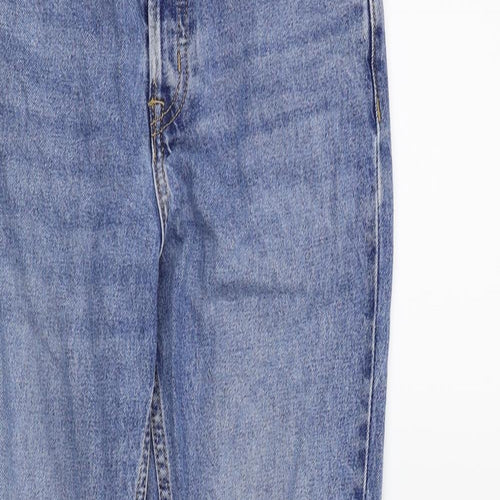 H&M Womens Blue   Straight Jeans Size 4 L28 in