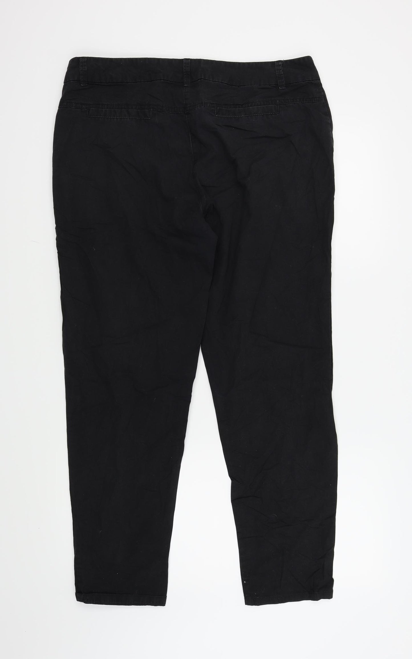 Wallis Womens Black   Trousers  Size 14 L27 in
