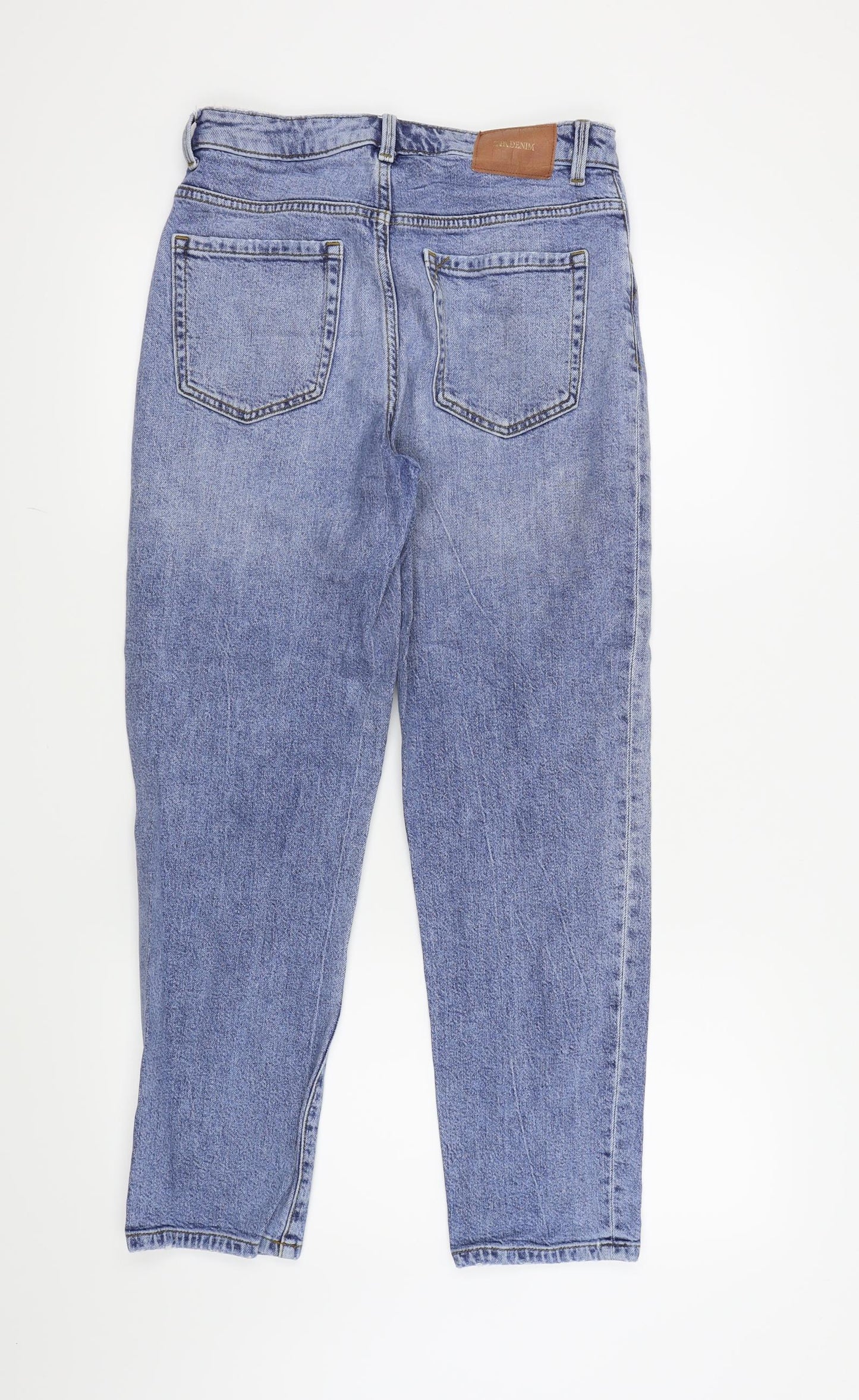 Zara Womens Blue   Straight Jeans Size 10 L27 in
