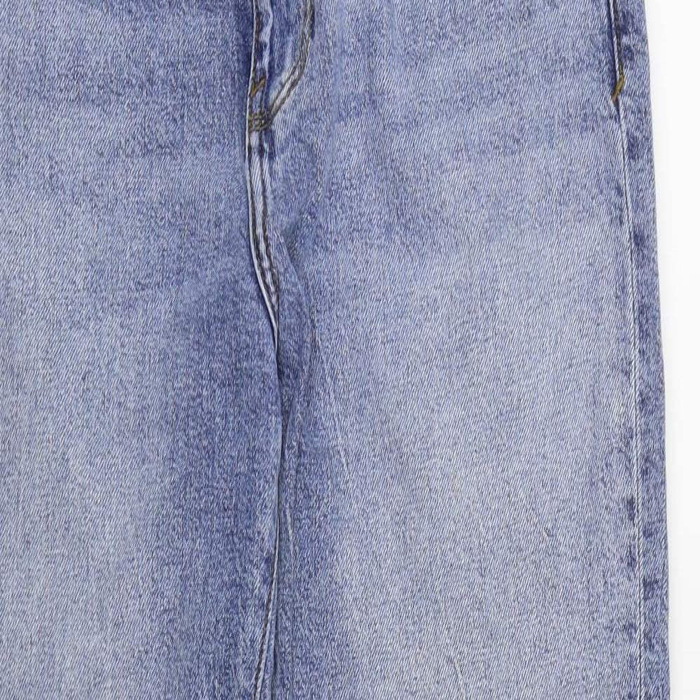 Zara Womens Blue   Straight Jeans Size 10 L27 in