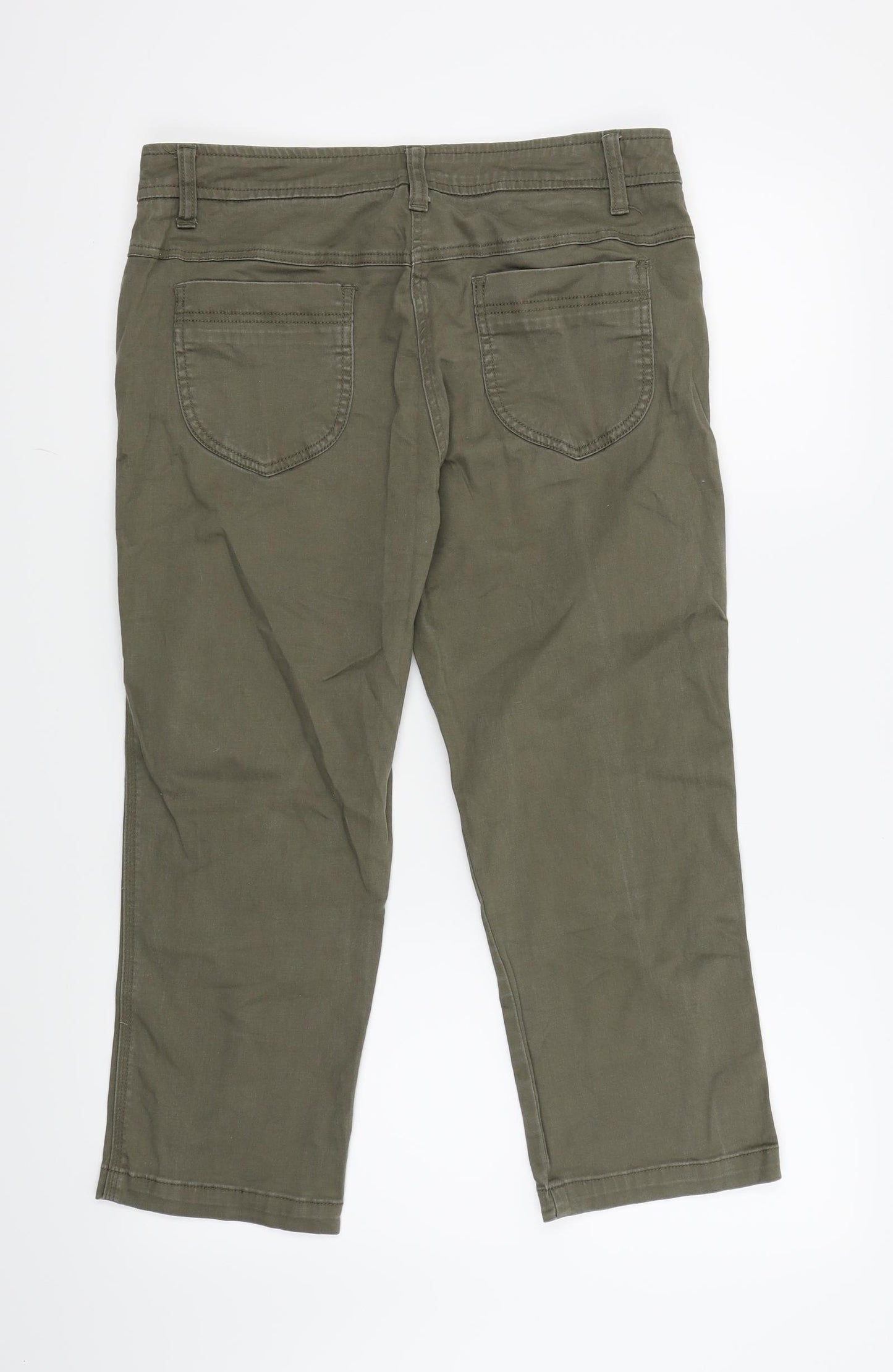 George Womens Grey   Cropped Jeans Size 14 L22 in