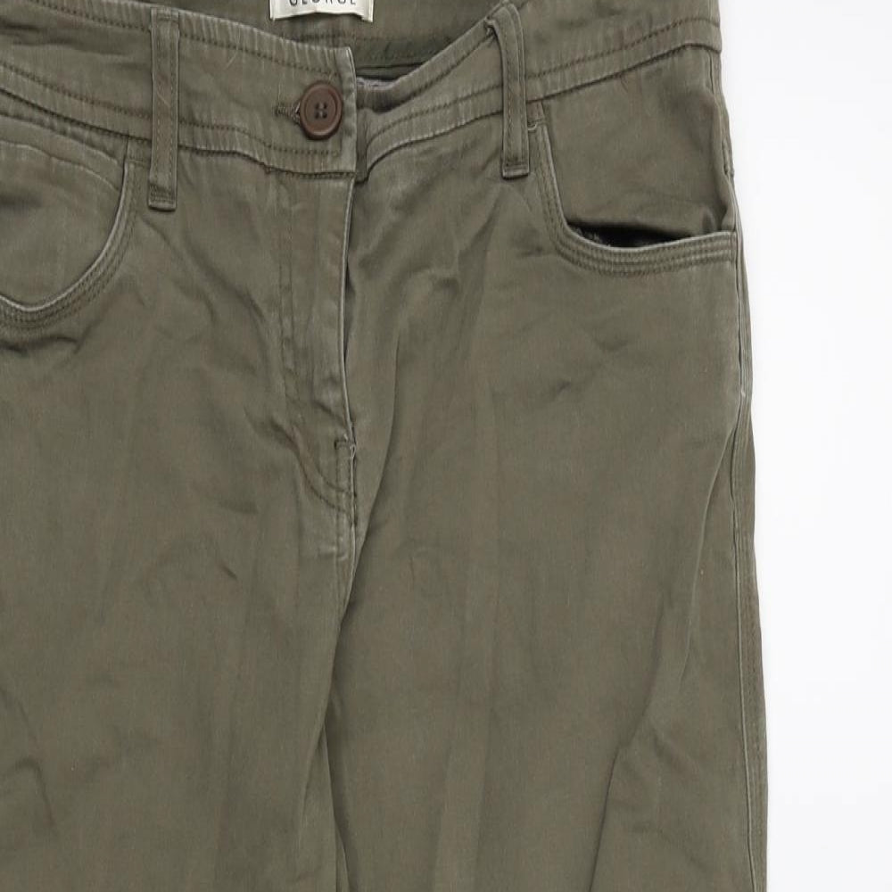 George Womens Grey   Cropped Jeans Size 14 L22 in
