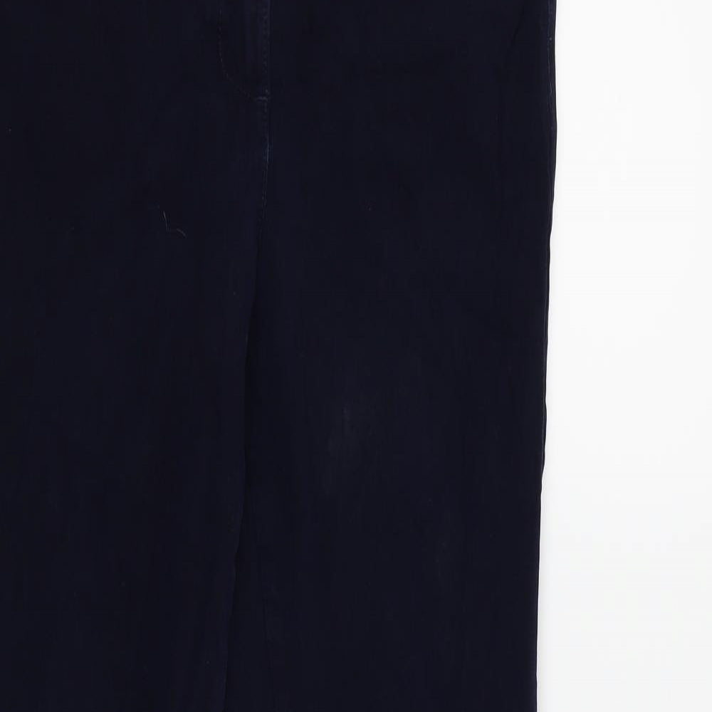 M&S Womens Blue   Straight Jeans Size 10 L29 in