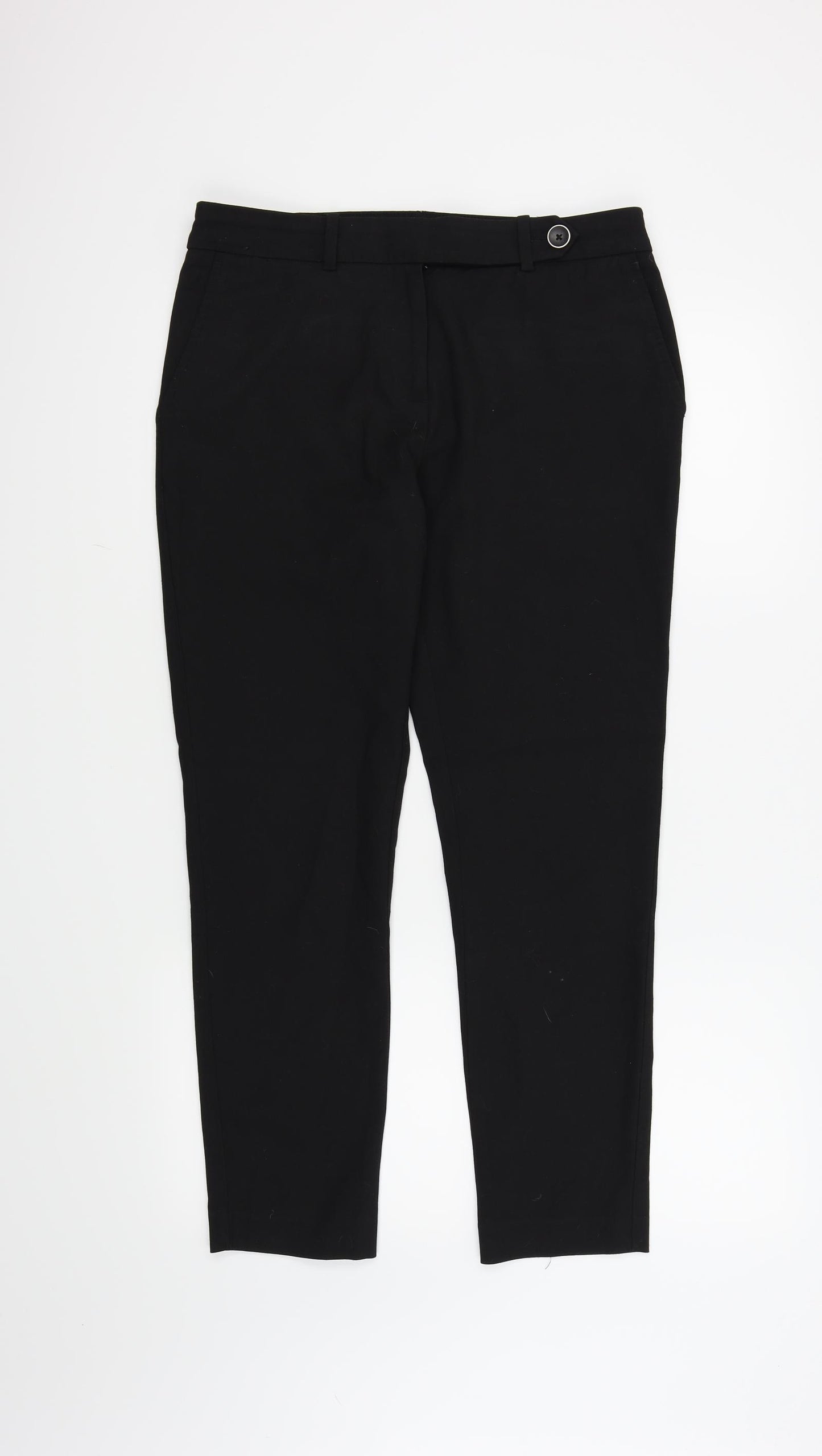 NEXT Womens Black   Trousers  Size 10 L27 in