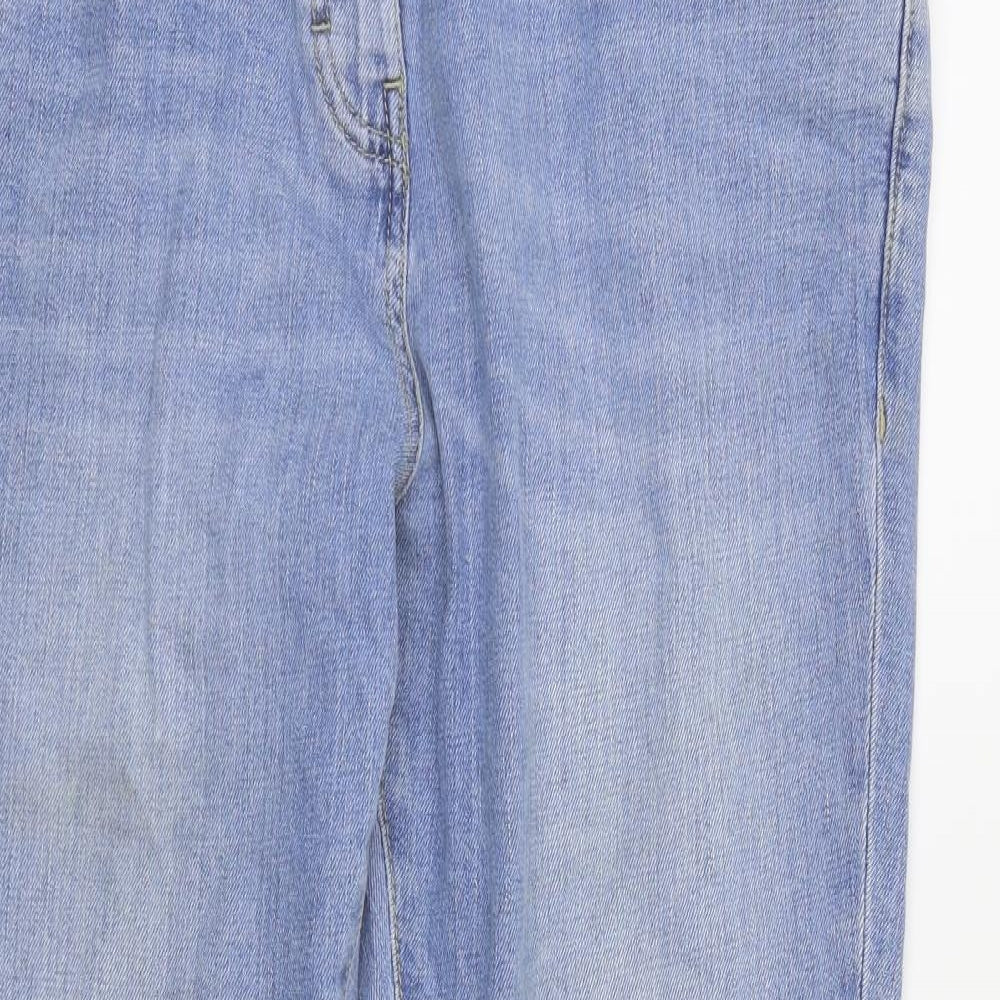 NEXT Womens Blue   Straight Jeans Size 16 L25 in
