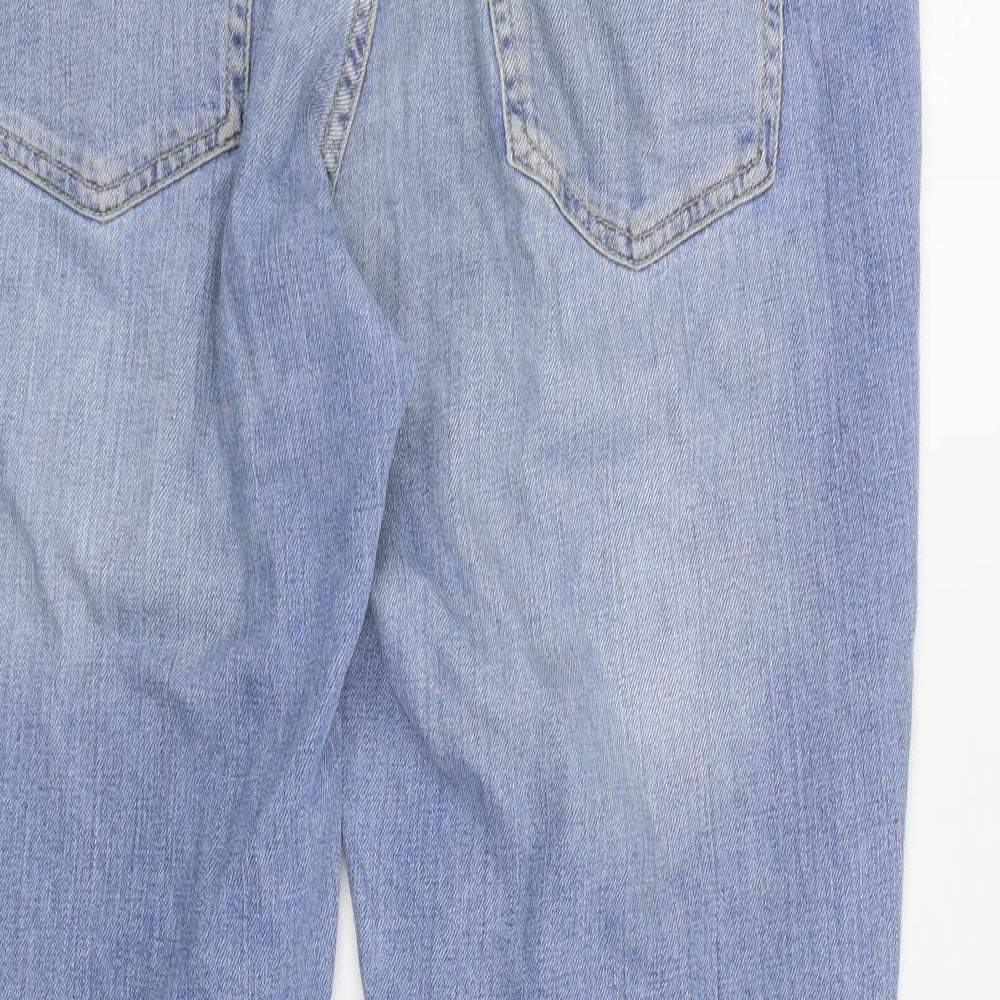 NEXT Womens Blue   Straight Jeans Size 16 L25 in