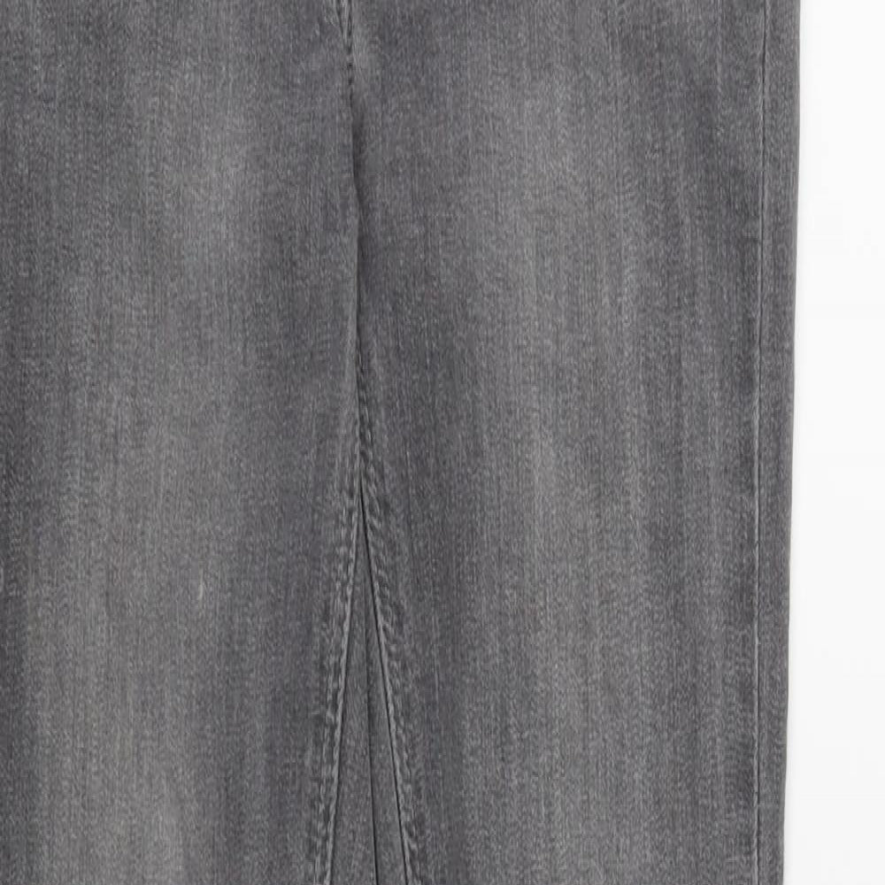 Denim & Co. Womens Grey   Skinny Jeans Size 4 L27 in