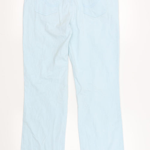 M&S Womens Blue   Straight Jeans Size 10 L28 in