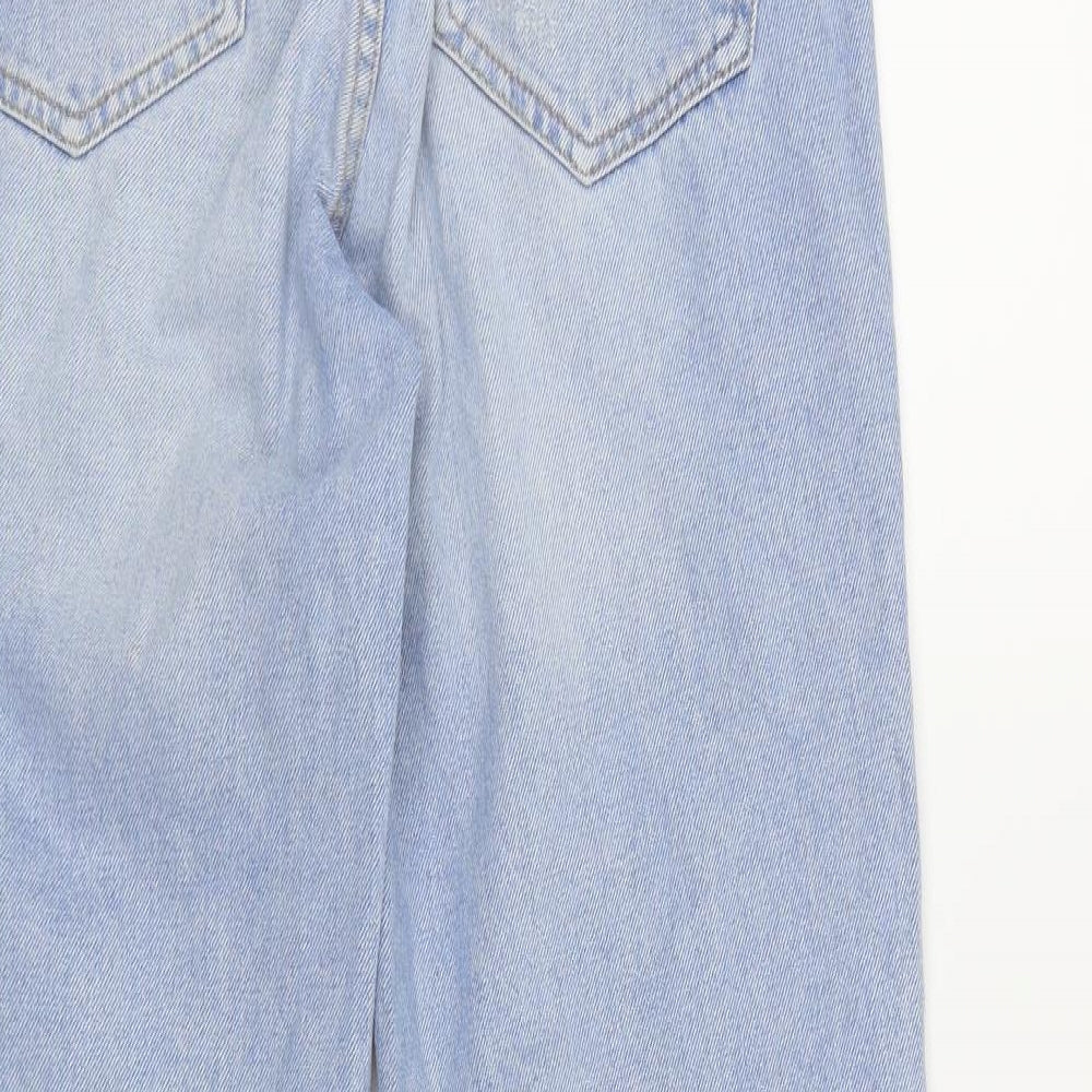 Zara Womens Blue   Straight Jeans Size 8 L26 in