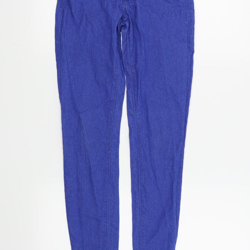 Denim & Co. Womens Blue   Skinny Jeans Size 4 L28 in