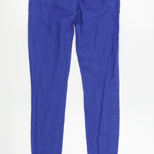 Denim & Co. Womens Blue   Skinny Jeans Size 4 L28 in