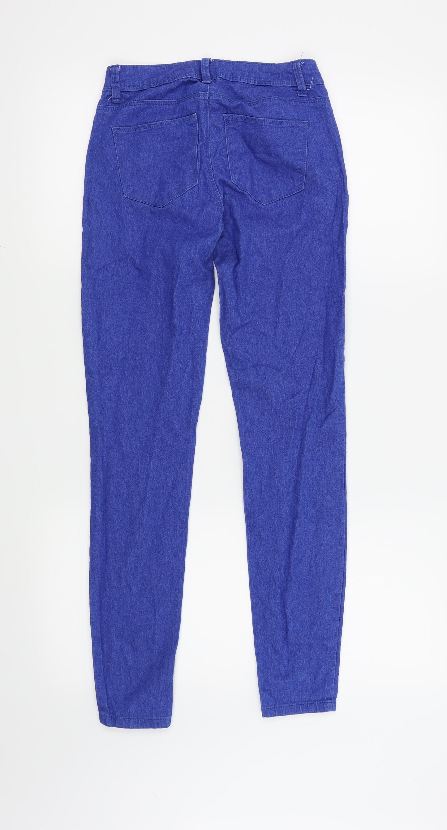 Denim & Co. Womens Blue   Skinny Jeans Size 4 L28 in