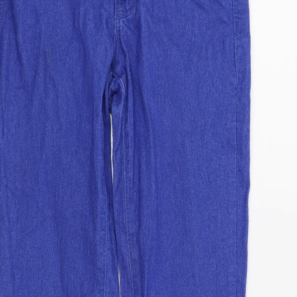 Denim & Co. Womens Blue   Skinny Jeans Size 4 L28 in