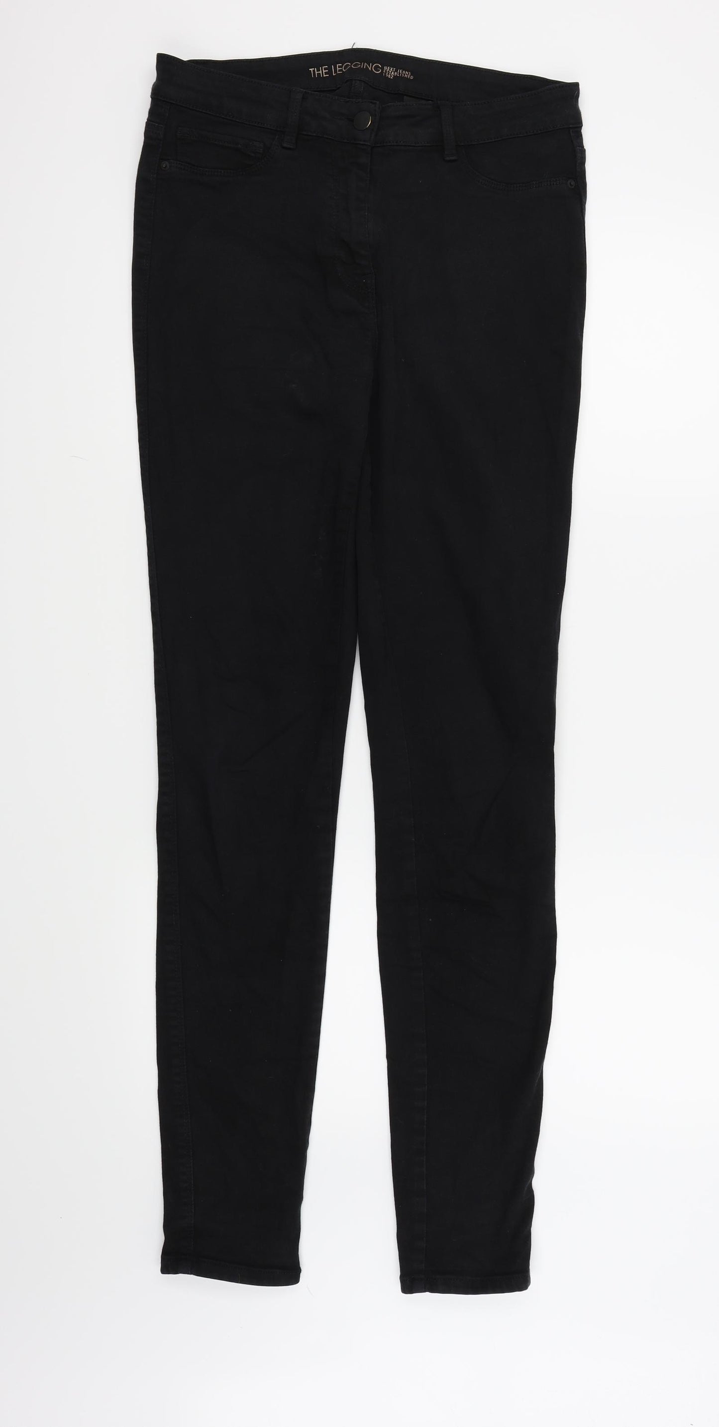 NEXT Womens Black   Skinny Jeans Size 14 L32 in