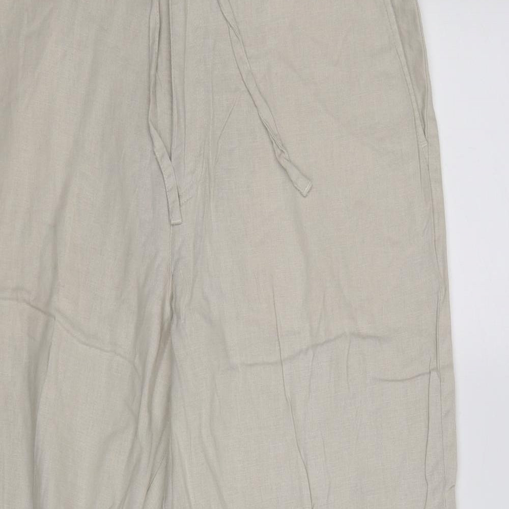 Preworn Womens Beige   Trousers  Size 18 L28 in