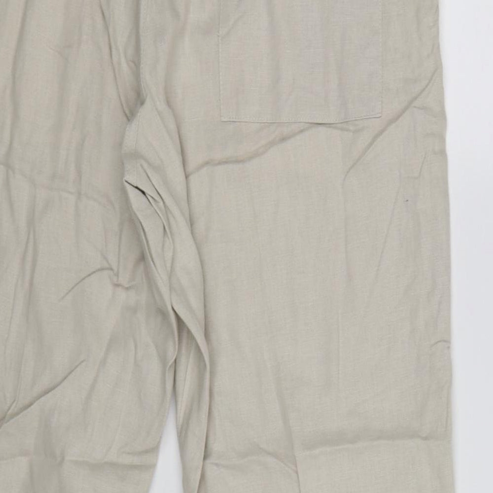 Preworn Womens Beige   Trousers  Size 18 L28 in