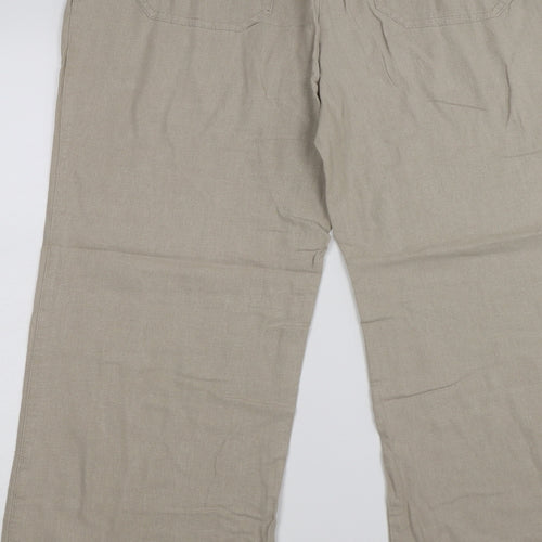 George Womens Beige   Trousers  Size 12 L29 in