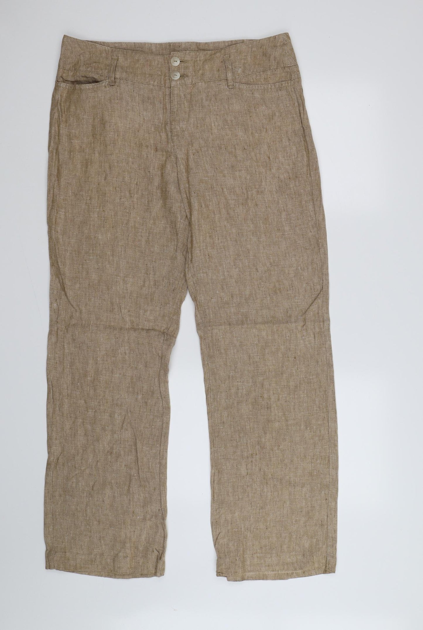 MAC Womens Beige   Trousers  Size XL L32 in