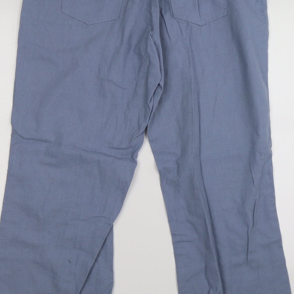 George Womens Blue   Trousers  Size 10 L28 in