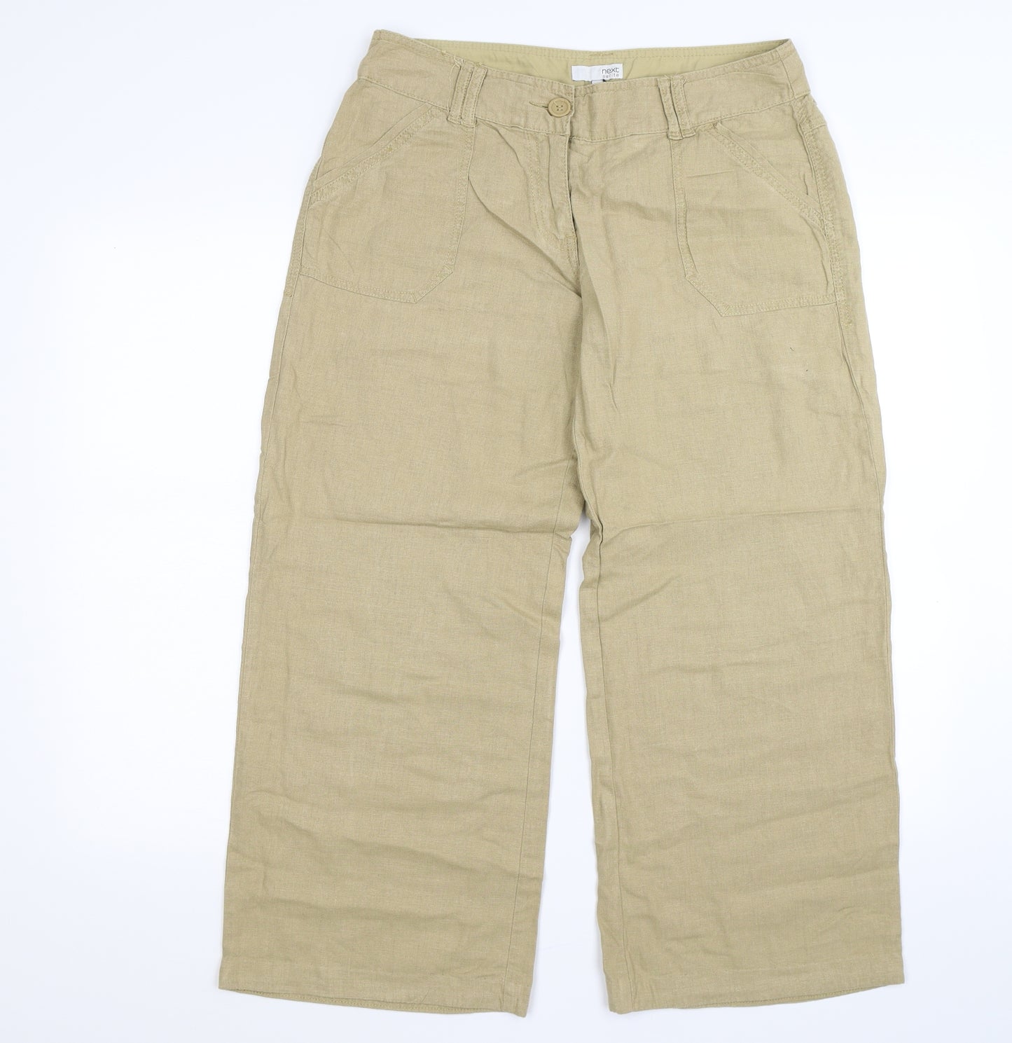 NEXT Womens Brown   Trousers  Size 12 L25 in
