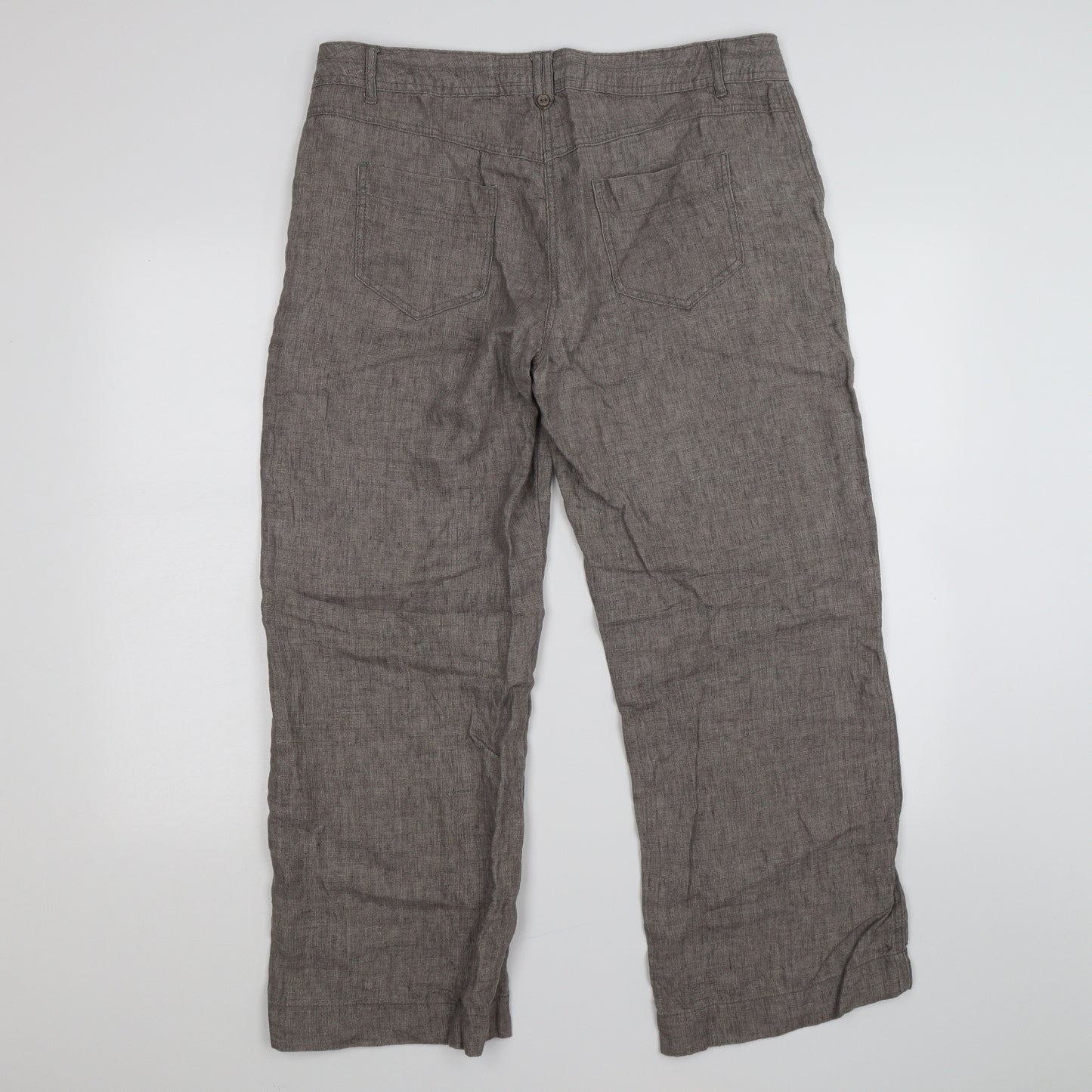 George Womens Brown   Trousers  Size 14 L29 in