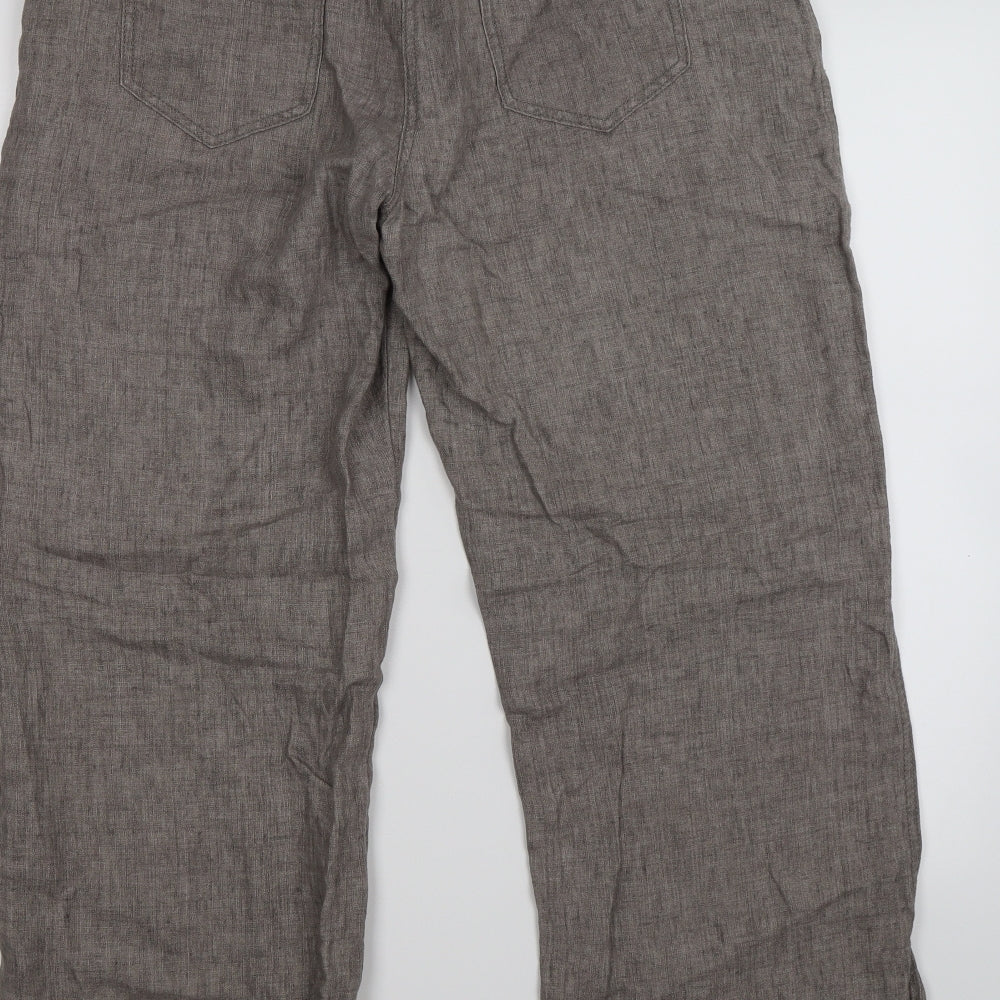 George Womens Brown   Trousers  Size 14 L29 in