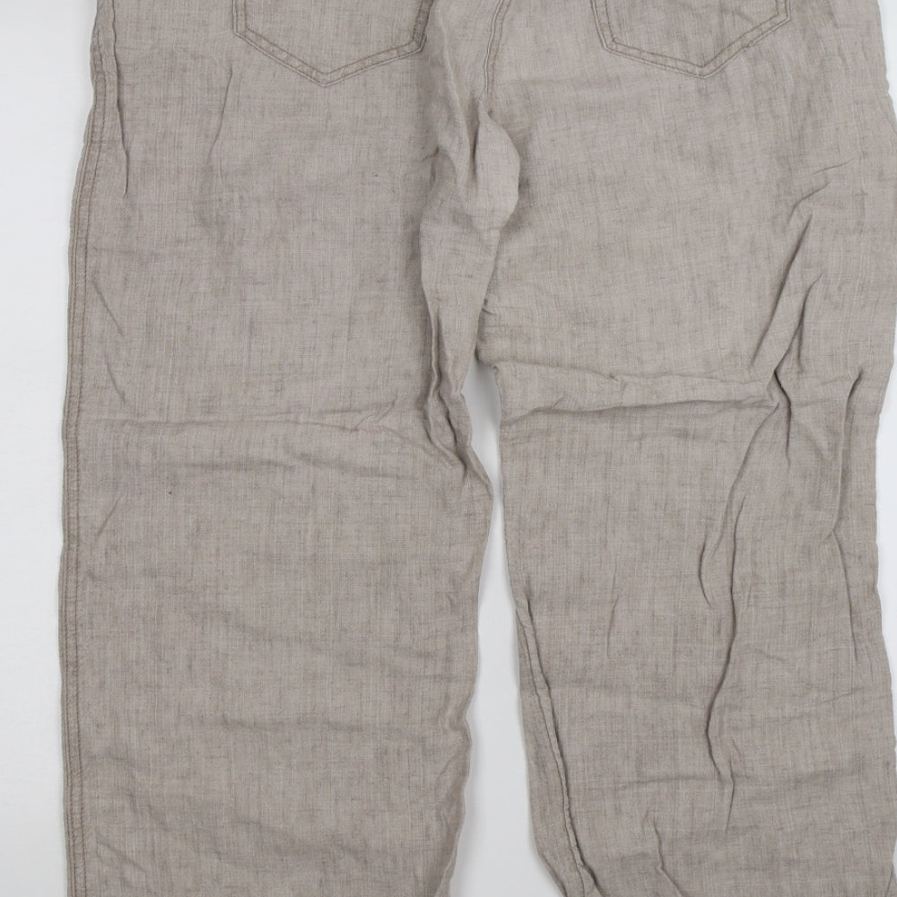 George Womens Beige   Trousers  Size 14 L29 in