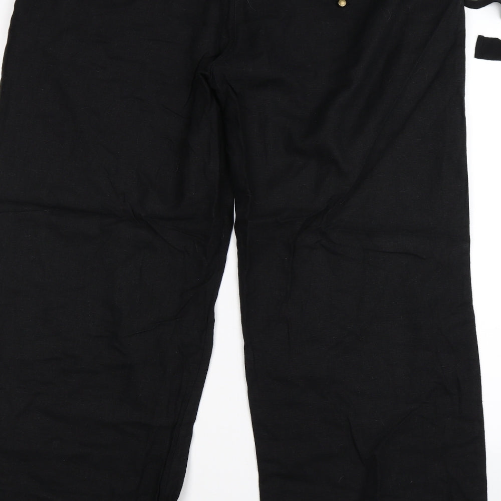 Wallis Womens Black   Trousers  Size 16 L28 in