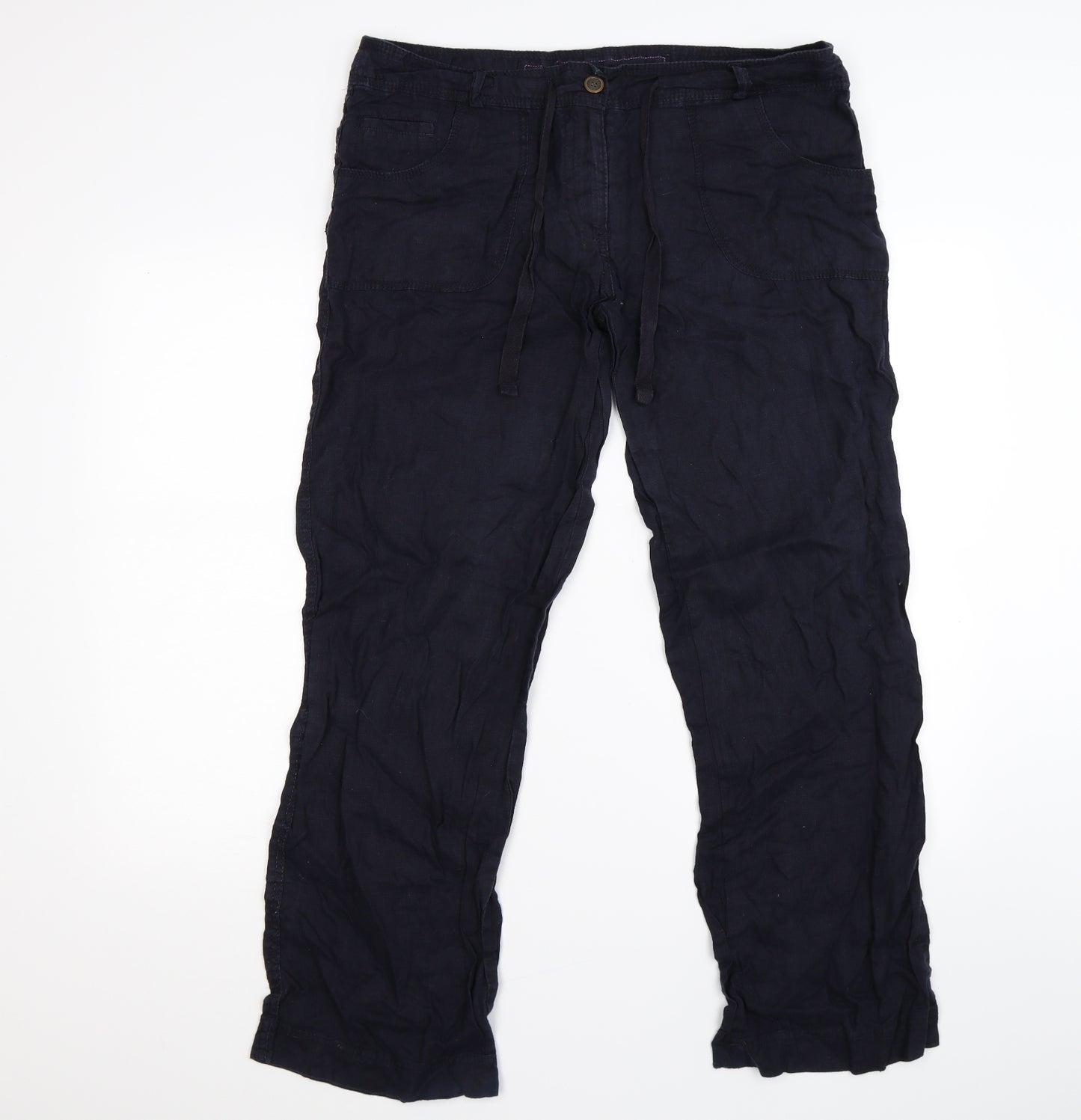 denim co Womens Blue   Trousers  Size 14 L28 in