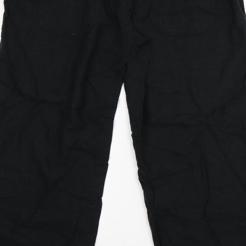 NEXT Womens Black   Trousers  Size 14 L26 in